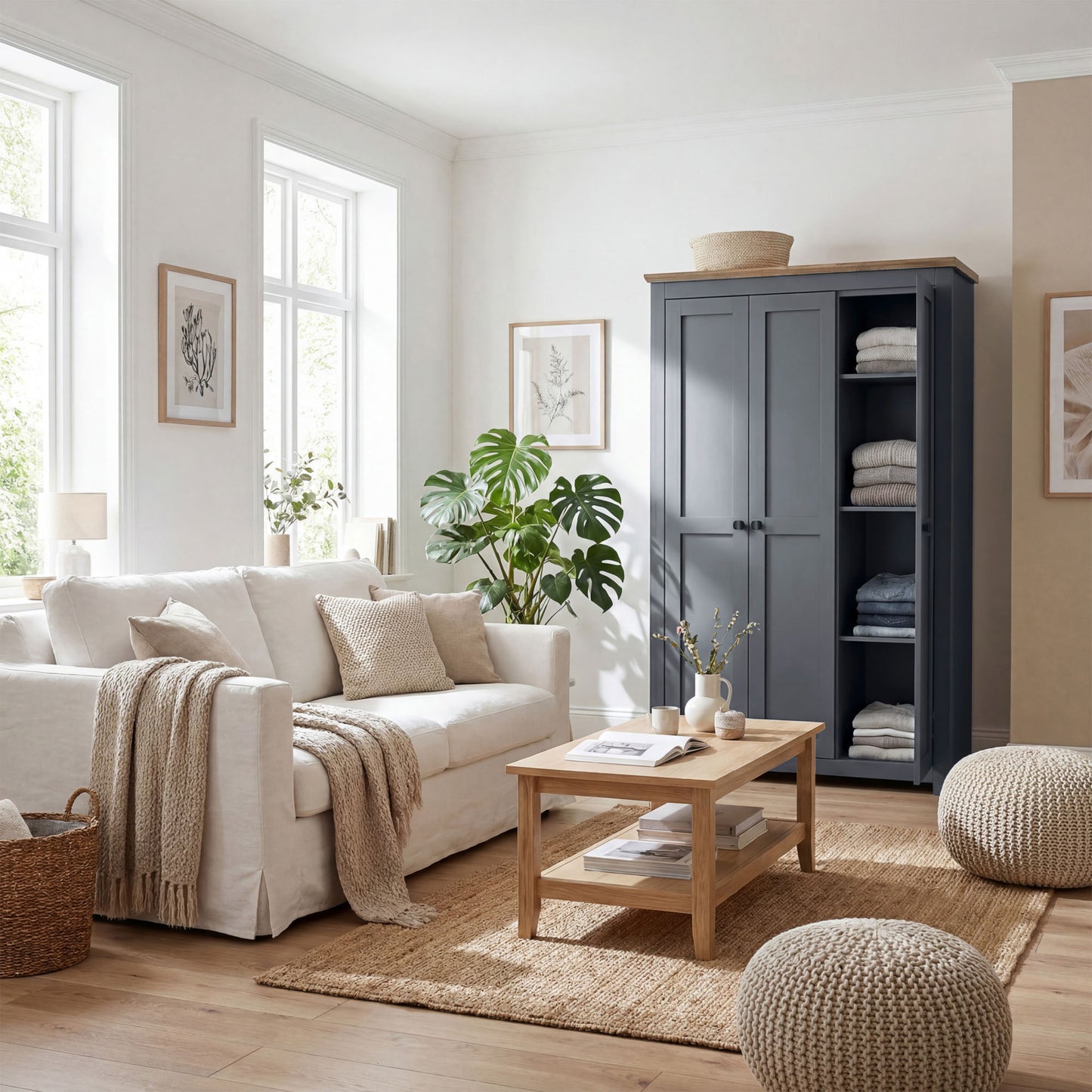 Wardrobe Milford DF-CF205WR-3DR-120 - Graphite