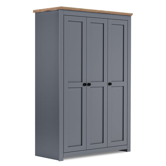 Wardrobe Milford DF-CF205WR-3DR-120 - Graphite