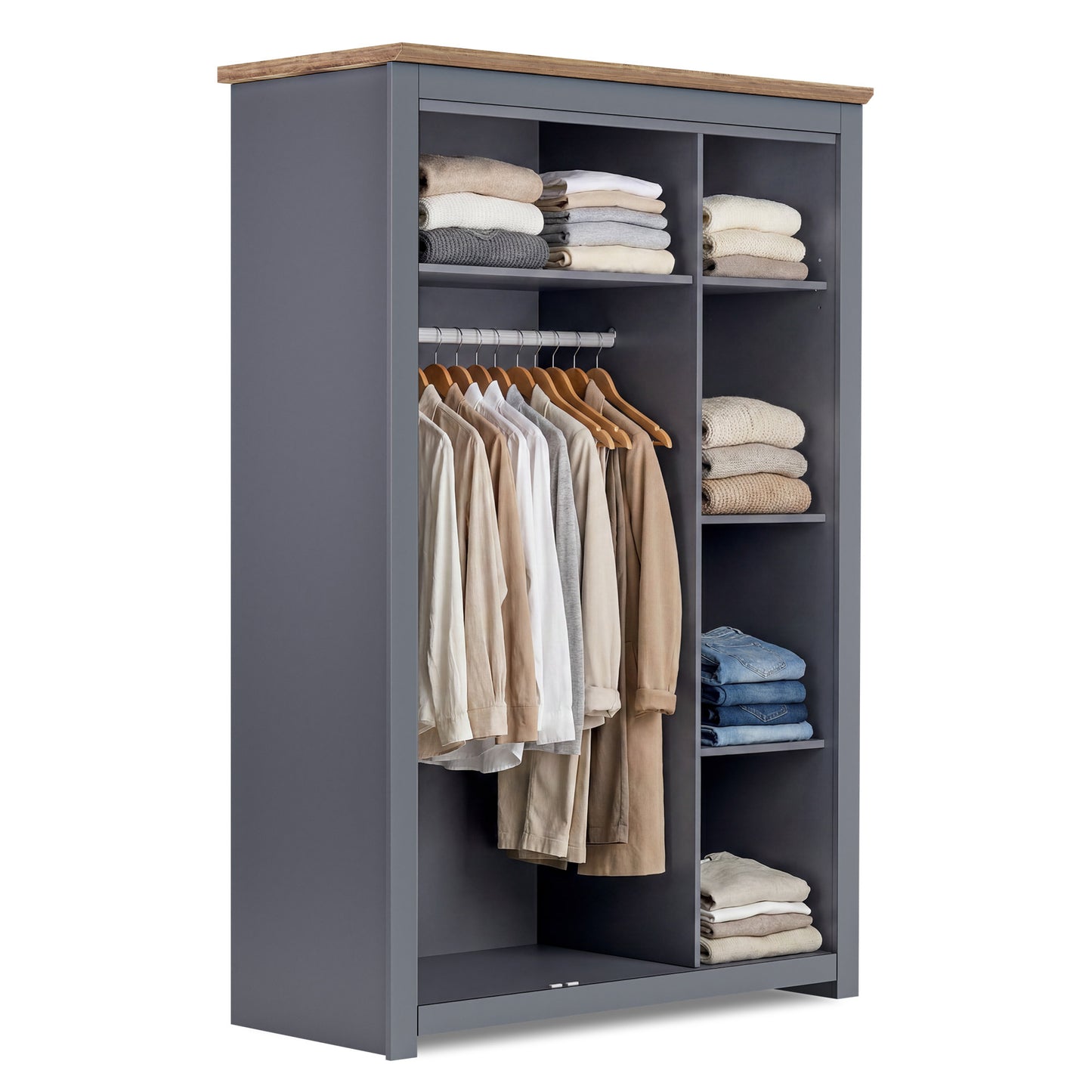 Wardrobe Milford DF-CF205WR-3DR-120 - Graphite