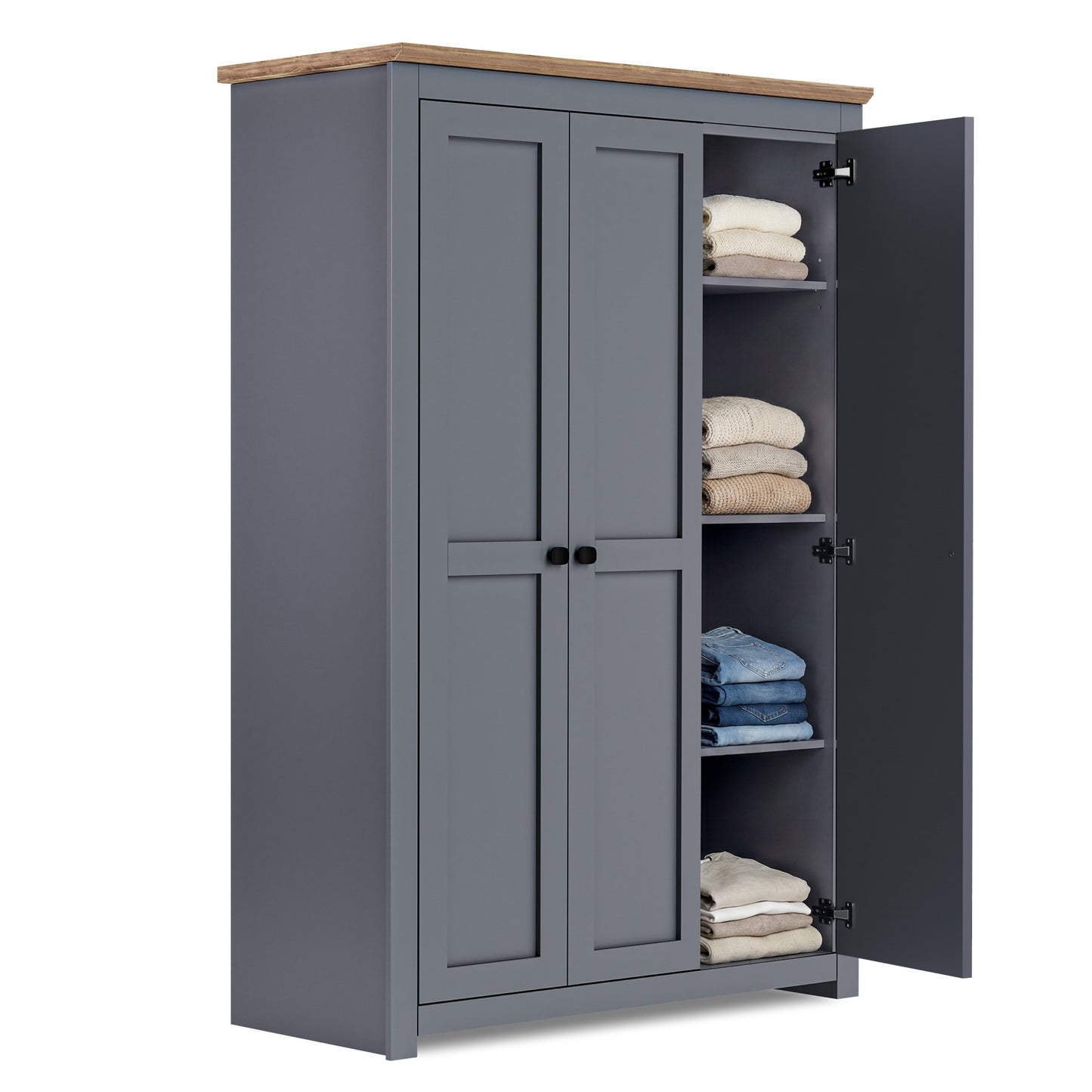 Wardrobe Milford DF-CF205WR-3DR-120 - Graphite
