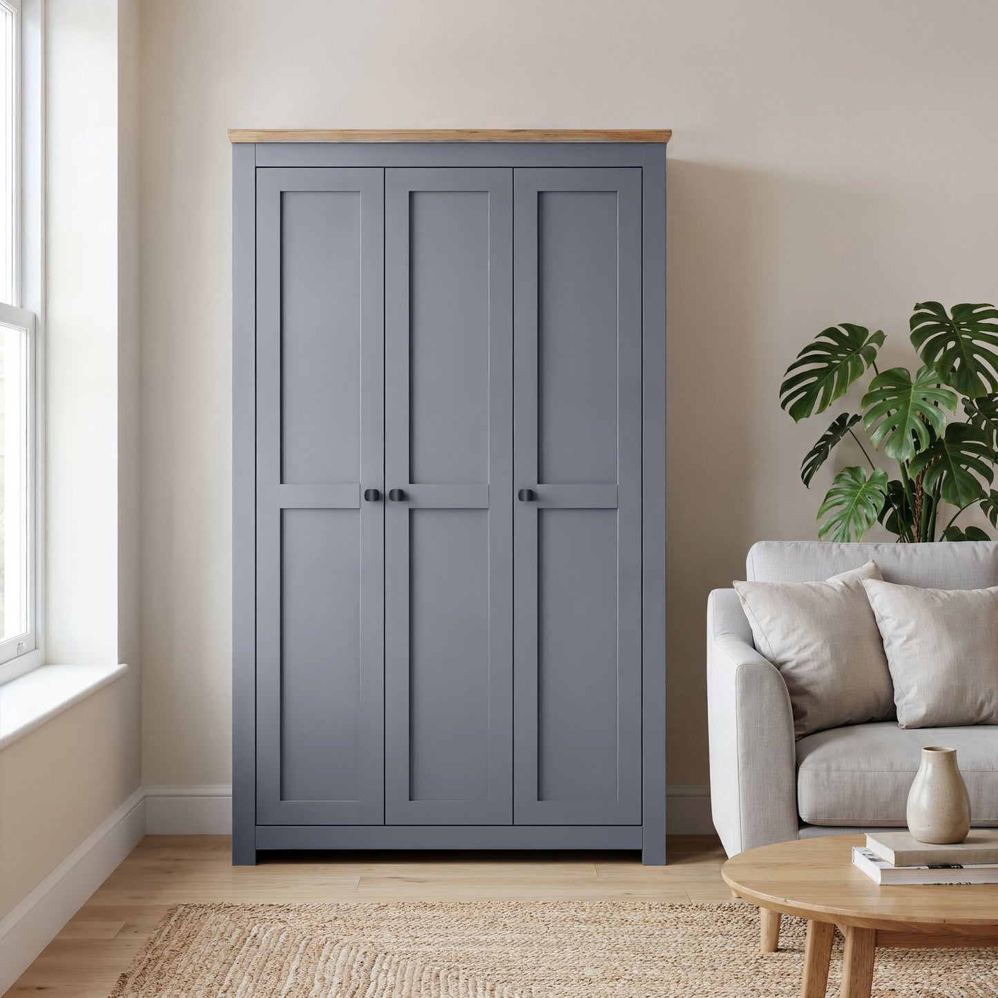 Wardrobe Milford DF-CF205WR-3DR-120 - Graphite