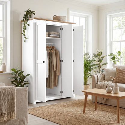Wardrobe Milford DF-CF205WR-3DR-120 - White