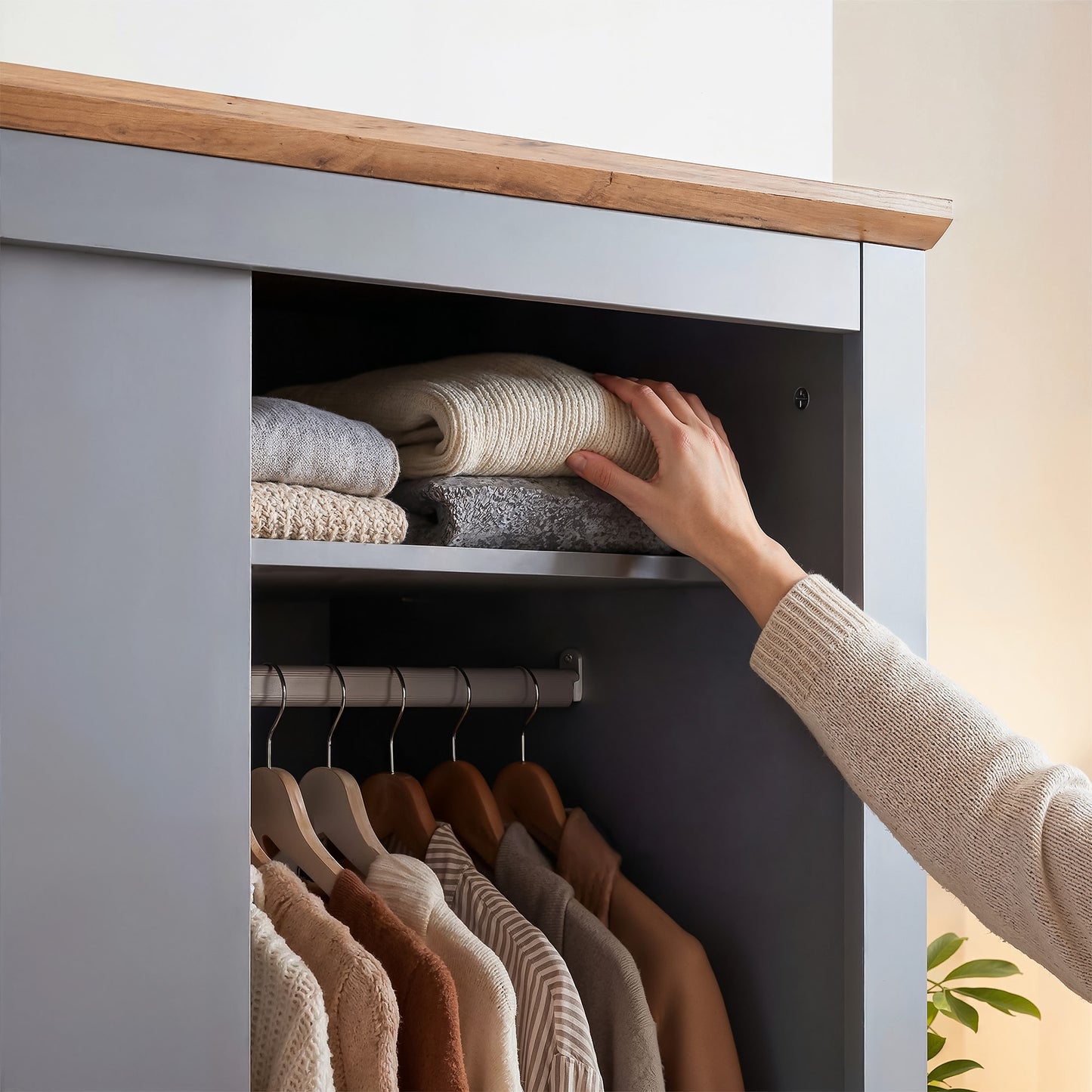 Sliding Wardrobe Milford DF-CF206SWR-2DR-120 - Graphite