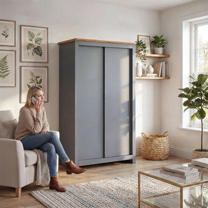 Sliding Wardrobe Milford DF-CF206SWR-2DR-120 - Graphite