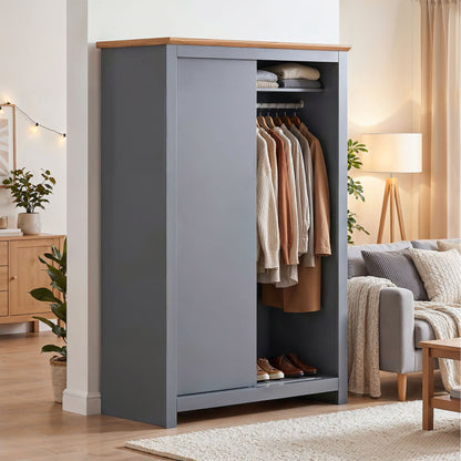 Sliding Wardrobe Milford DF-CF206SWR-2DR-120 - Graphite