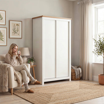 Sliding Wardrobe Milford DF-CF206SWR-2DR-120 - White