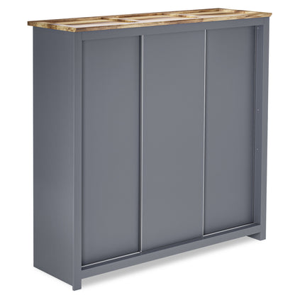 Sliding Wardrobe Milford DF-CF207SWR-3DR-180 - Graphite