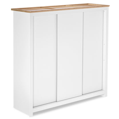 Sliding Wardrobe Milford DF-CF207SWR-3DR-180 - White