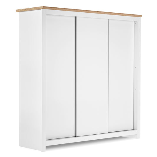 Sliding Wardrobe Milford DF-CF207SWR-3DR-180 - White