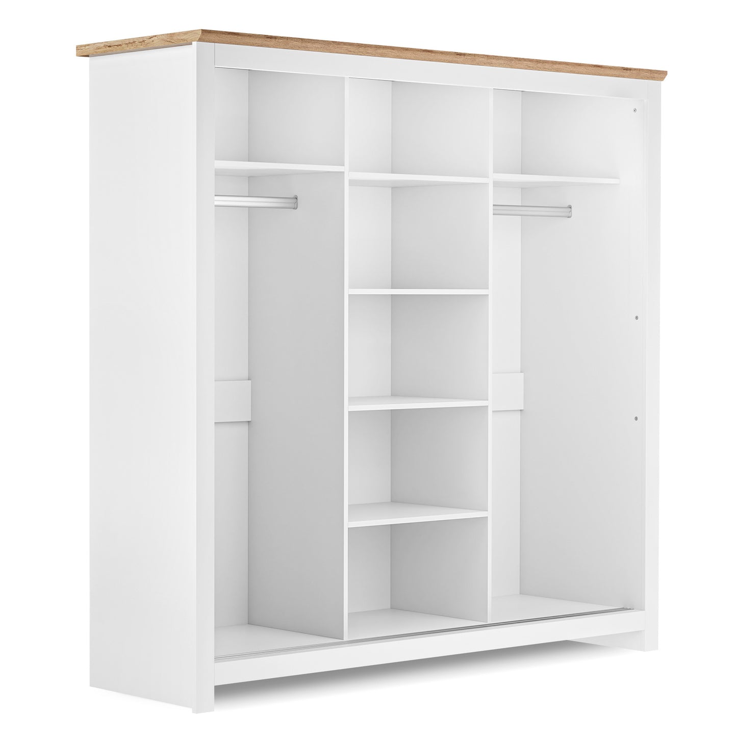 Sliding Wardrobe Milford DF-CF207SWR-3DR-180 - White