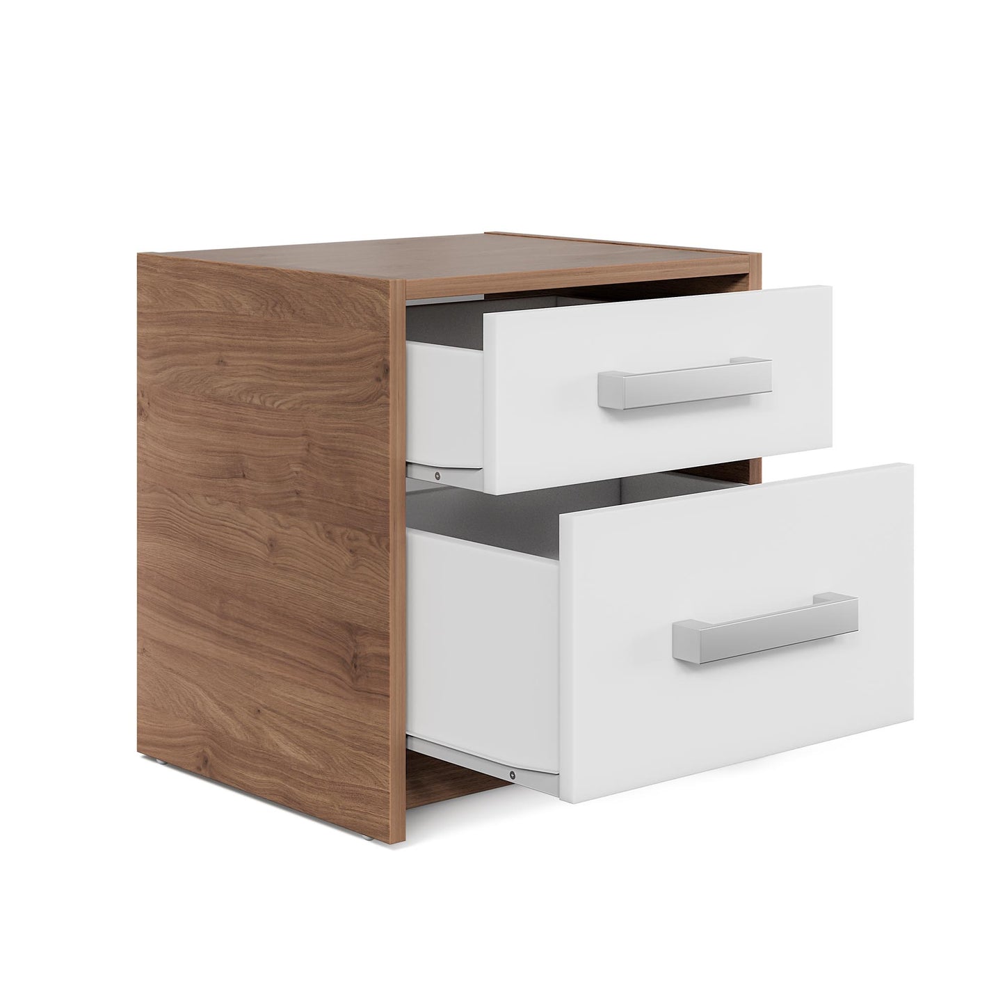 Bedside Table Oakridge DF-CF300BST-2D - White / Oak