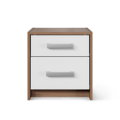 Bedside Table Oakridge DF-CF300BST-2D - White / Oak
