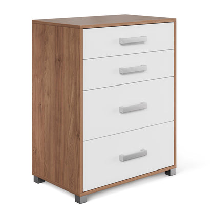 Chest of Drawers Oakridge DF-CF302CH-4D - White / Oak