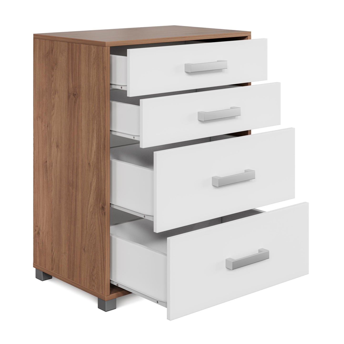 Chest of Drawers Oakridge DF-CF302CH-4D - White / Oak