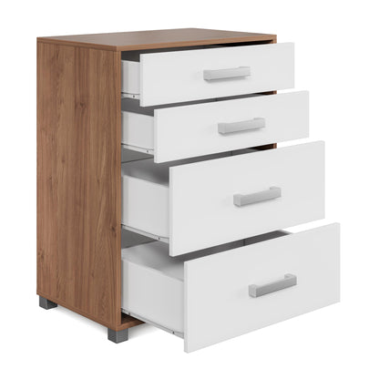 Chest of Drawers Oakridge DF-CF302CH-4D - White / Oak