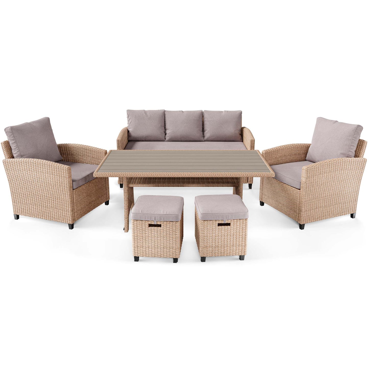GENOVA garden furniture DV-012GF - Beige/Light Grey