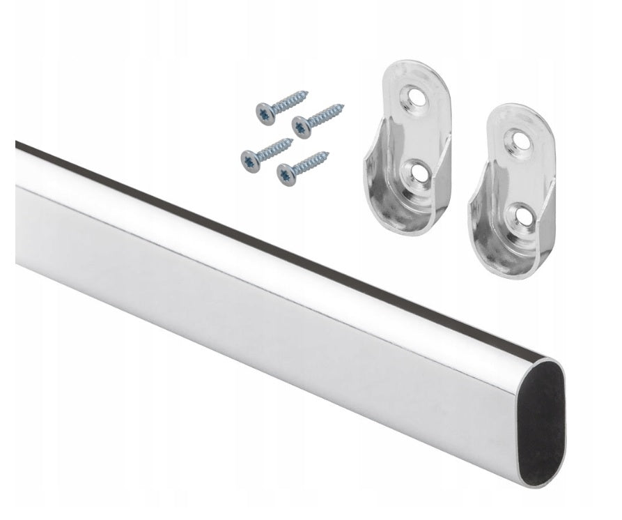 Rail With Hooks For Wardrobe 150cm - 718mm