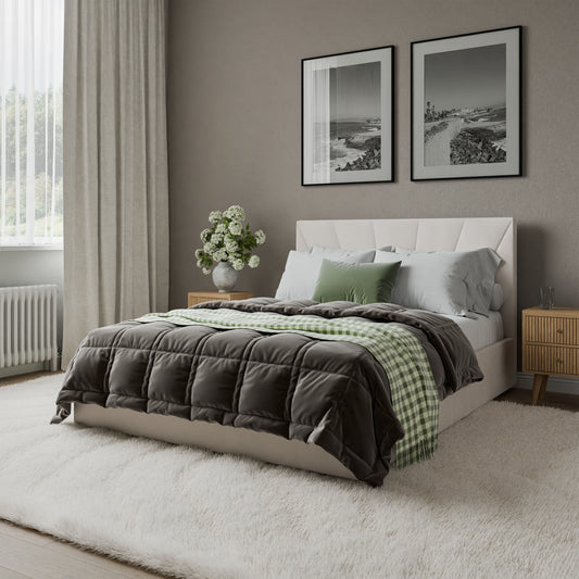 Bed  Dylan DF-204UOB_K - Cream/Beige