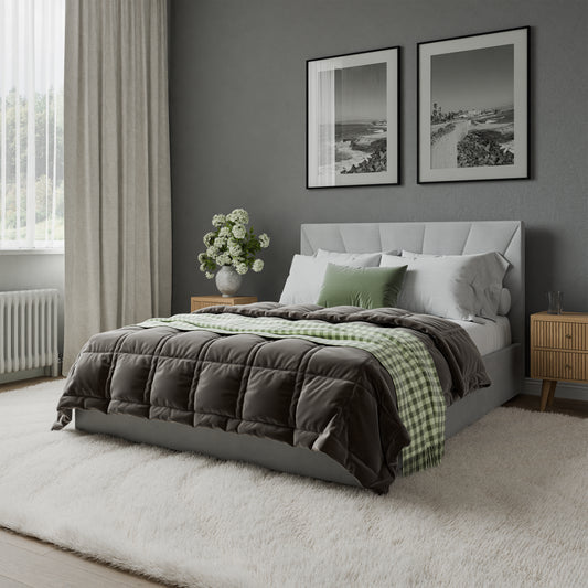 Bed  Dylan DF-204UOB_K - Grey