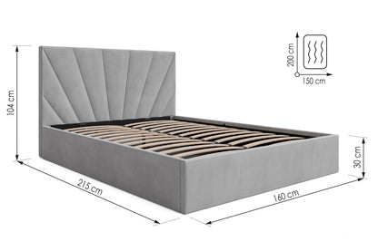 Bed  Dylan DF-204UOB_K - Cream/Beige