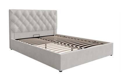 Bed  Ethan DF-202UOB_K - Cream-Beige