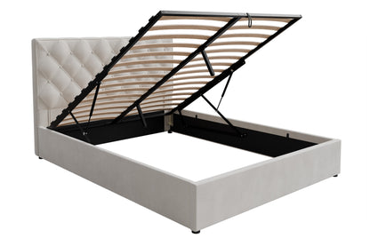 Bed  Ethan DF-202UOB_SK - Cream-Beige