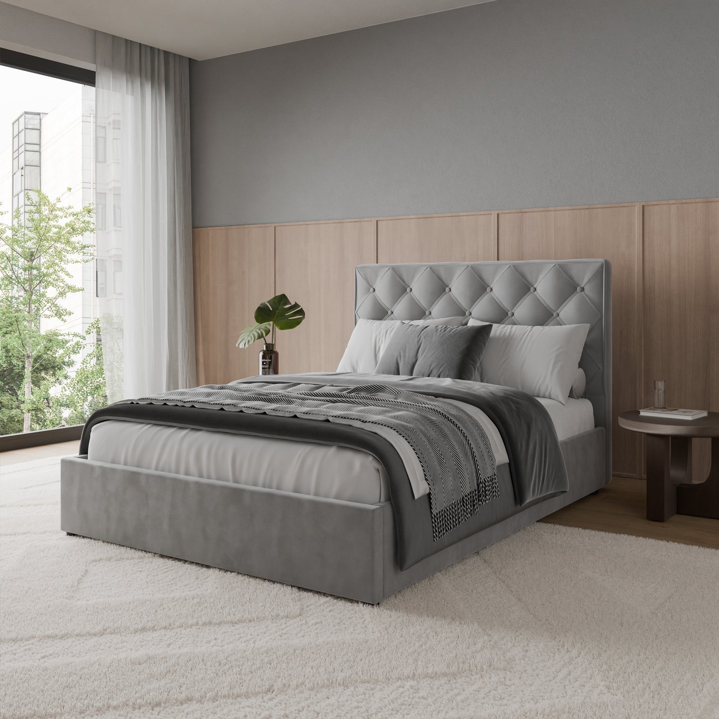 Bed  Ethan DF-202UOB_DB - Grey