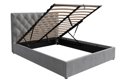 Bed  Ethan DF-202UOB_K - Grey
