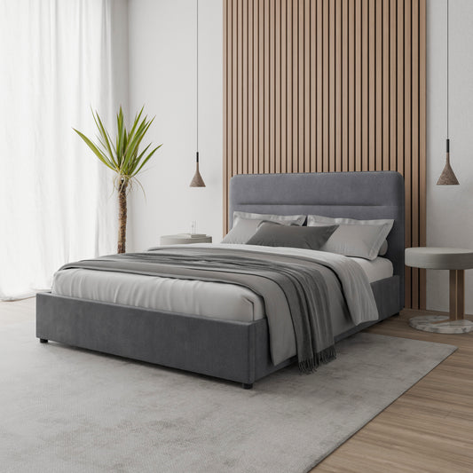 Bed  Everett DF-207UOB_K - Grey