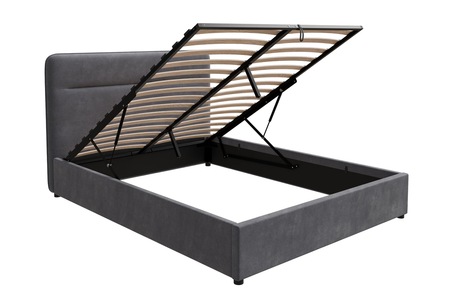 Bed  Everett DF-207UOB_K - Grey