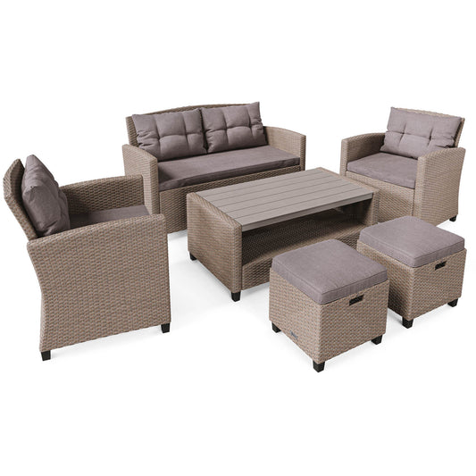 FIRENZE garden furniture DV-016GF - Beige/Light Grey