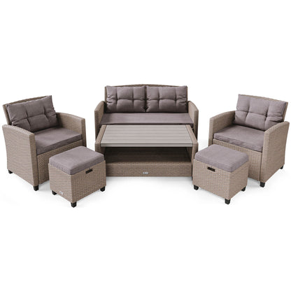 FIRENZE garden furniture DV-016GF - Beige/Light Grey