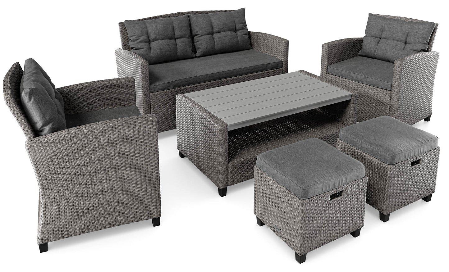 FIRENZE garden furniture DV-016GF - Grey/Graphite