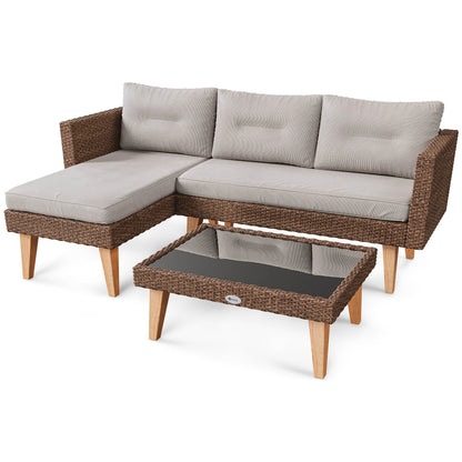 ILOMA garden furniture - Brown/Beige