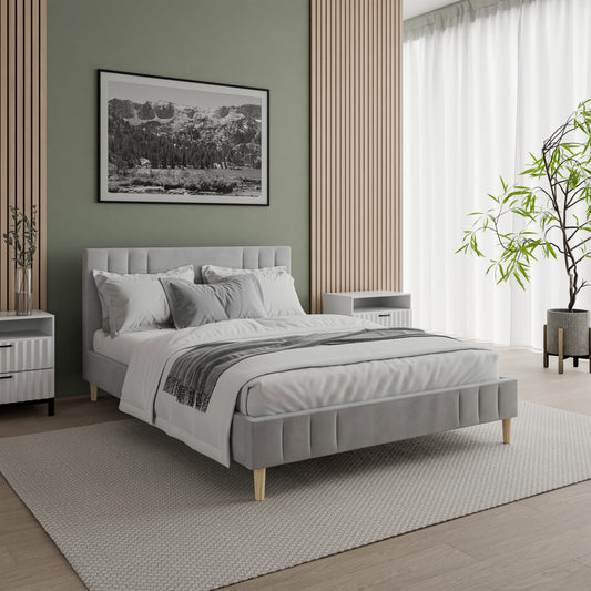 Bed  Jaxon DF-205UB_DB - Grey
