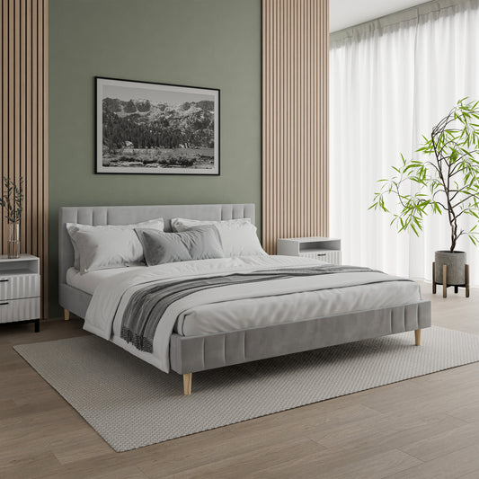 Bed  Jaxon DF-205UB_SK - Grey