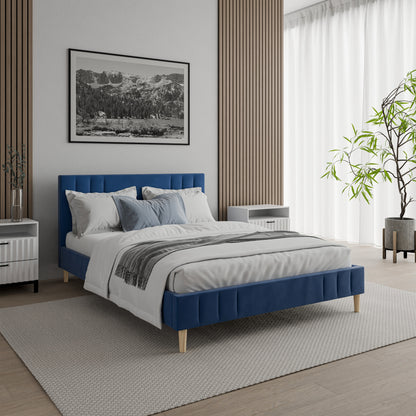 Bed  Jaxon DF-205UB_DB - Navy Blue