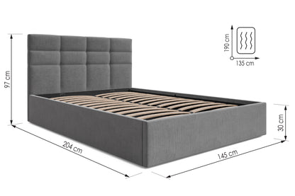 Bed  Julian DF-203UOB_DB - Graphite