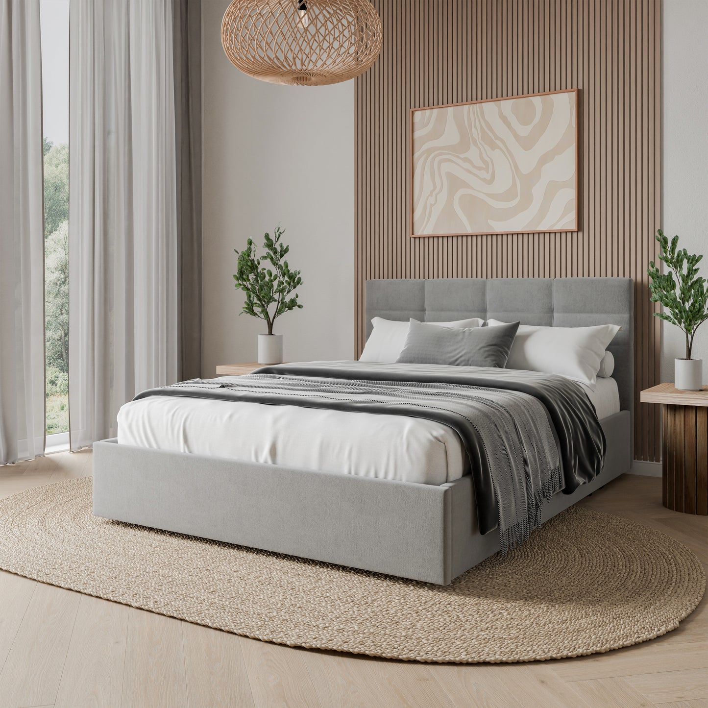 Bed  Julian DF-203UOB_K - Graphite