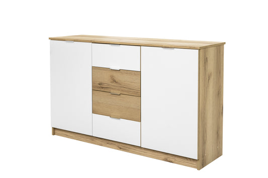 Sideboard PANAMA Natural Oak / White