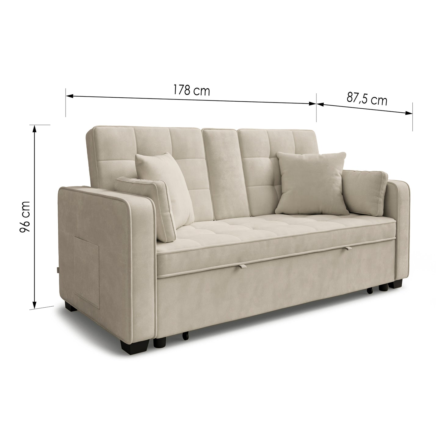Sofa bed Kinsley DF-016SB - Beige