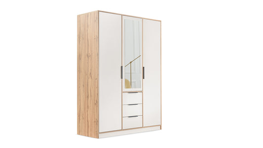Wardrobe LATI D3 Oak Wotan / Cashmere