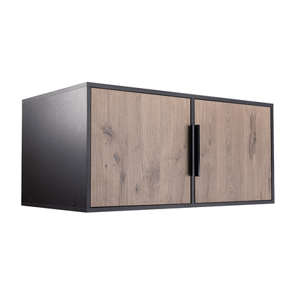 Wardrobe extension LATI D2 Black / Oak Viking