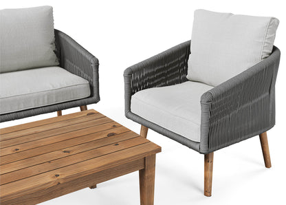 METARE garden furniture - Grey/Light Grey