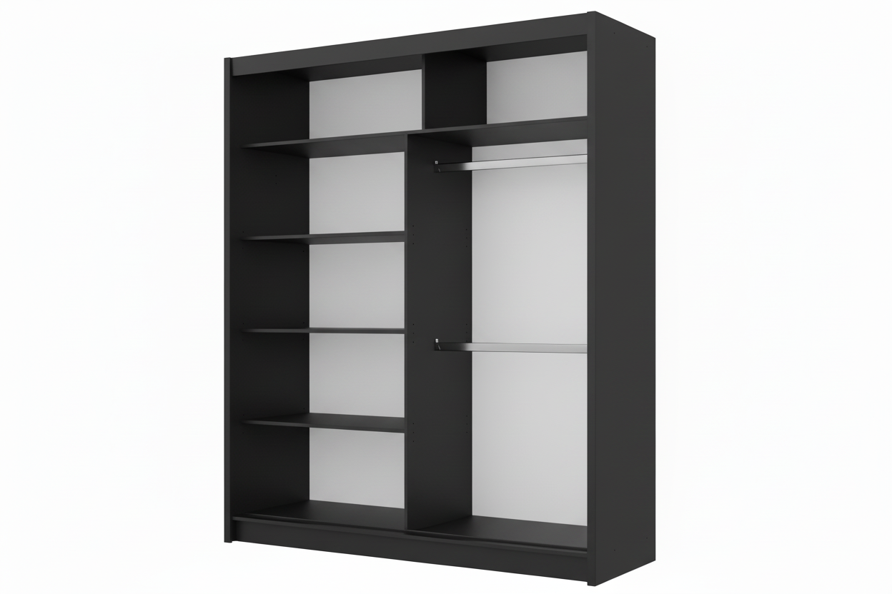 Wardrobe PARIS 180 Black