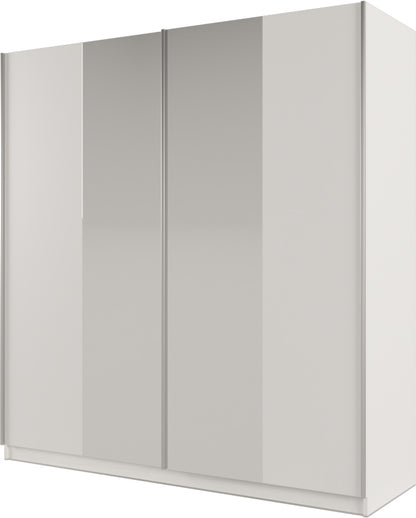 PRAGA 200 Wardrobe White/Mirror