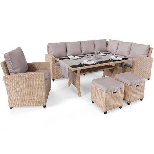 ROSSANO garden furniture DV-042GF - Beige/Light Grey