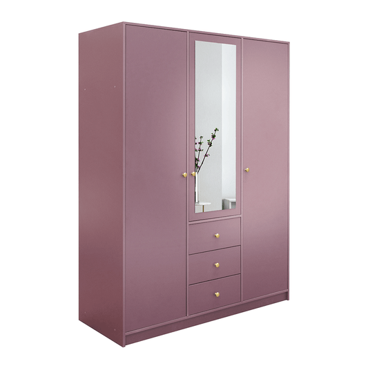 Wardrobe SIENA II D3 Plum + Mirror