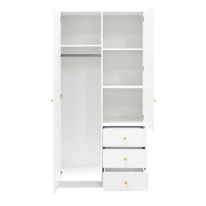 Wardrobe SIENA II D2 Sand Beige + Mirror