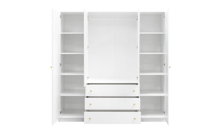 SIENA D4 Wardrobe Black Mirror
